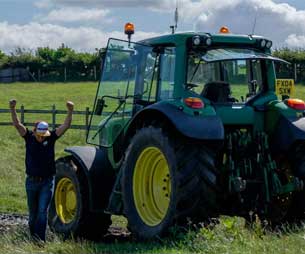 Tractor Driving at Farm Adventure